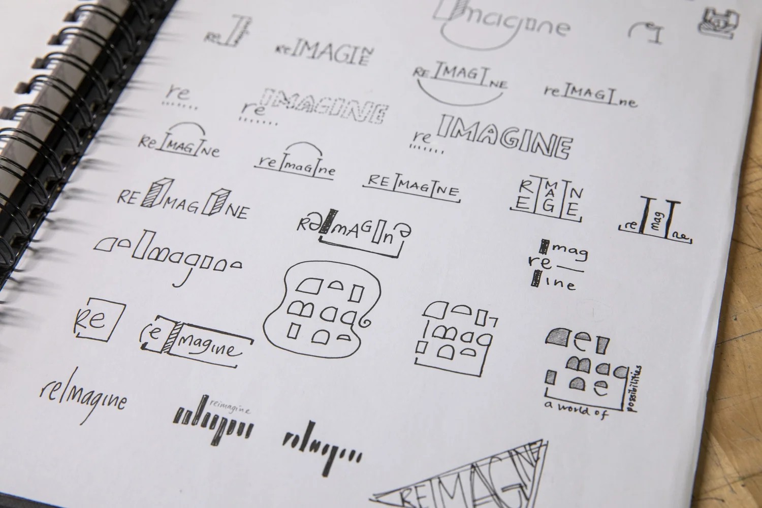 museum logo sketches