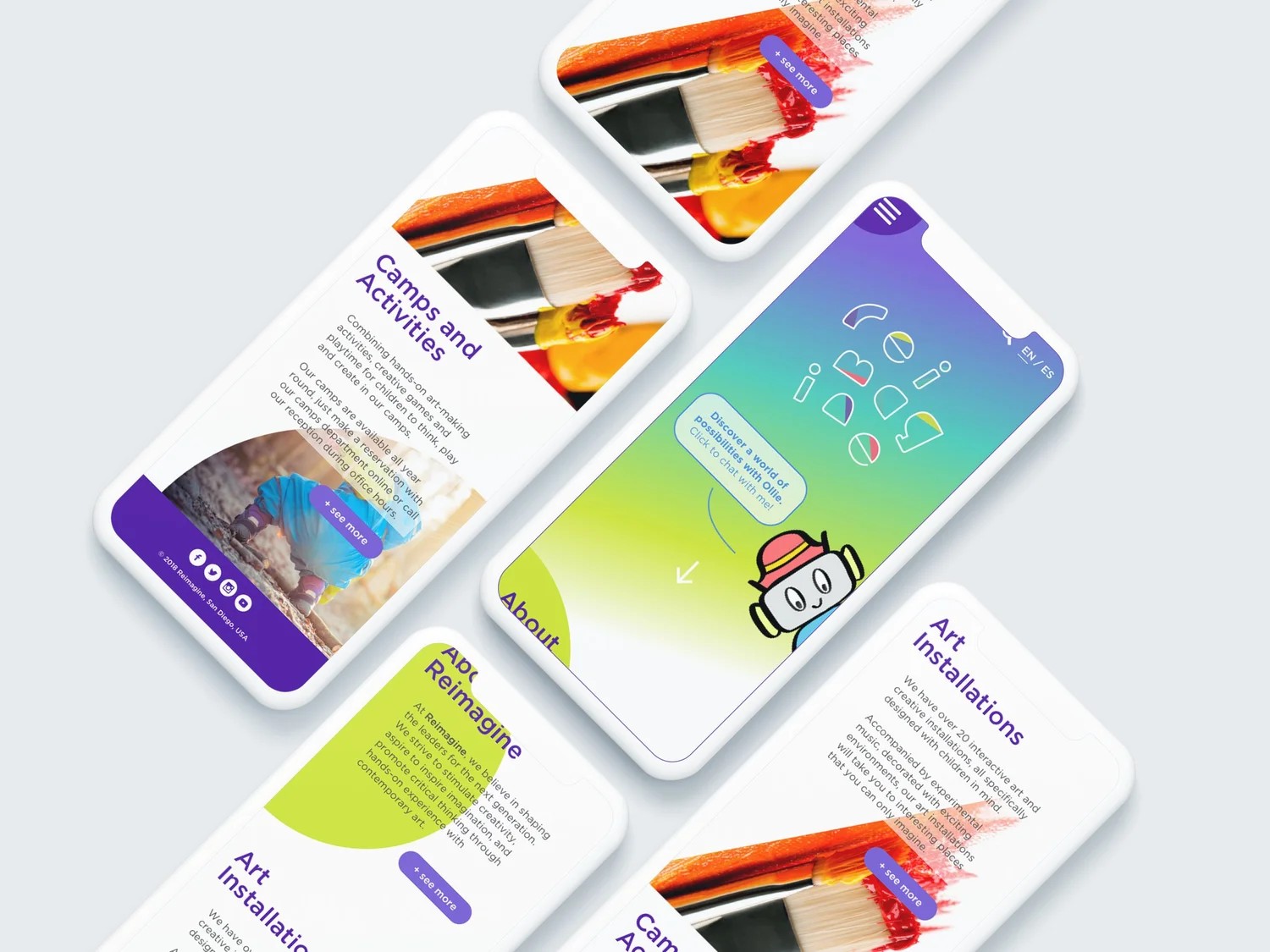 museum rebranding mockup